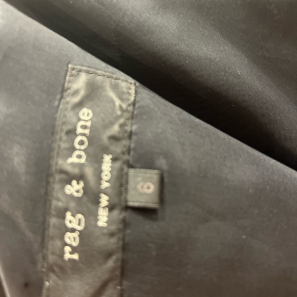 Rag n’ Bone asphalt color zip up dress size 6 - Picture 2 of 3